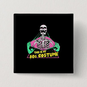 Halloween-Geschenk   80er Halloween Costume Retro Button