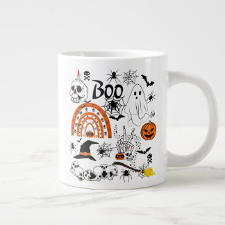 Halloween-Geschenk, Boo, Halloween-Sublimationsdes Jumbo-Tasse