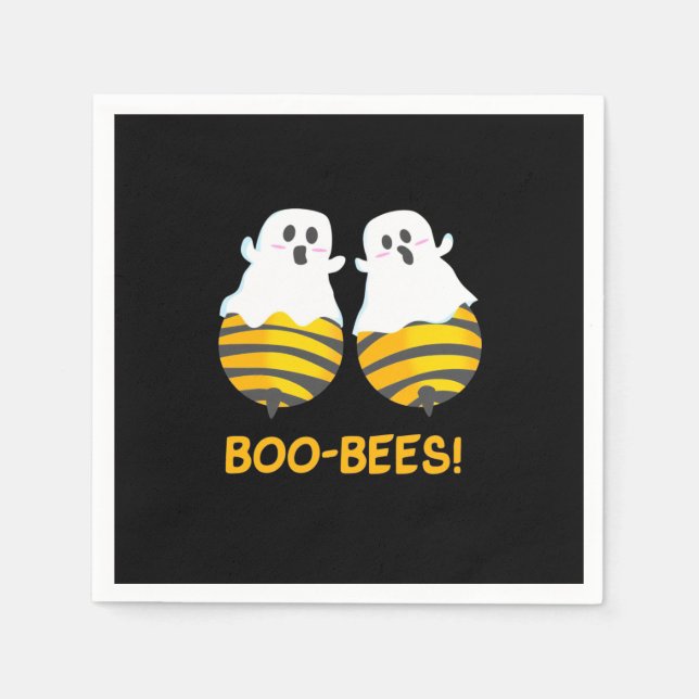 Halloween-Geschenk | Boobienen Serviette (Vorderseite)