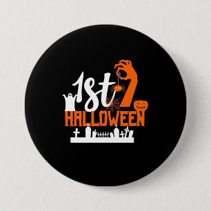 Halloween-Geschenk Erste Halloween Button