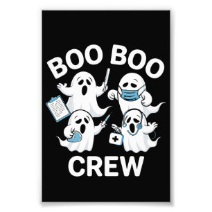 Halloween-Geschenk für Krankenschwester Boo Boo Cr Fotodruck