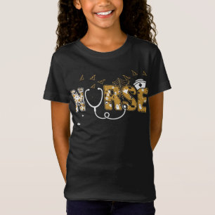 Halloween-Geschenk für Krankenschwester mit Kürbis T-Shirt