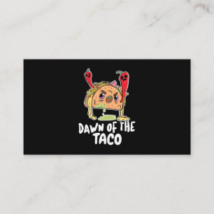 Halloween-Geschenk   Morgengrauen des TACO Hallowe Visitenkarte