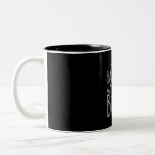 Halloween-Geschenk Schlecht zu Da Bone Zweifarbige Tasse
