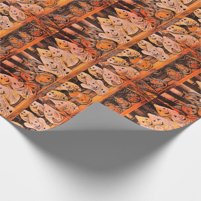 Halloween-Geschenk-Verpackung Geschenkpapier (Ecke)