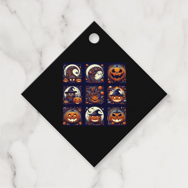 Halloween Geschenkanhänger (Vorderseite)