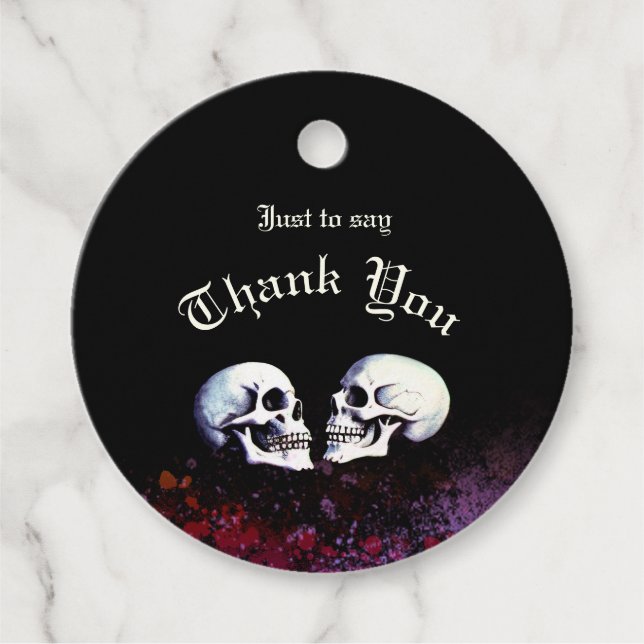 Halloween Geschenkanhänger (Vorderseite)