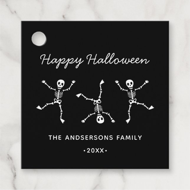 Halloween Geschenkanhänger (Vorderseite)