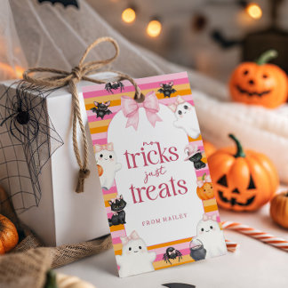 Halloween-Geschenkanhänger für Kinder Trick-or-Tre Geschenkanhänger