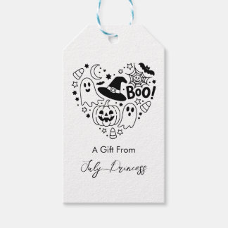 Halloween-Geschenkanhänger, personalisierte Gesche Geschenkanhänger