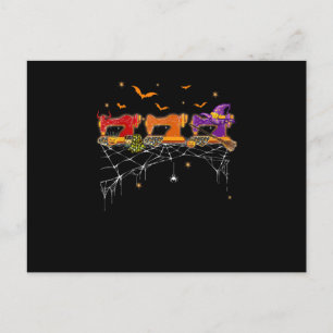 Halloween-Geschenke für die Quiltmaschine Postkarte