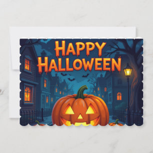 Halloween-Geschenkgutschein Einladung