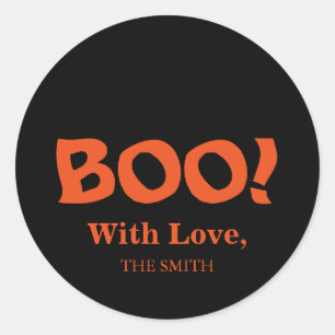 Halloween-Geschenkmarke Runder Aufkleber