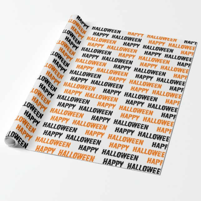 Halloween Geschenkpapier (Ungerollt)