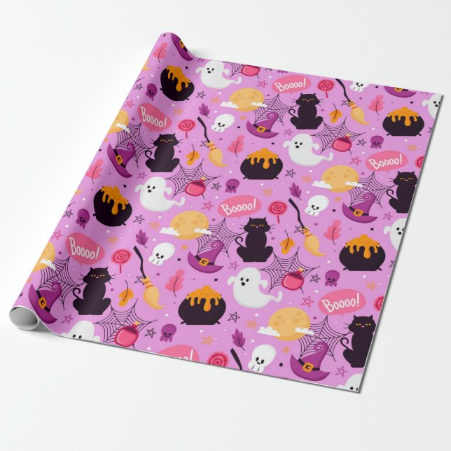 Halloween Geschenkpapier (Ungerollt)
