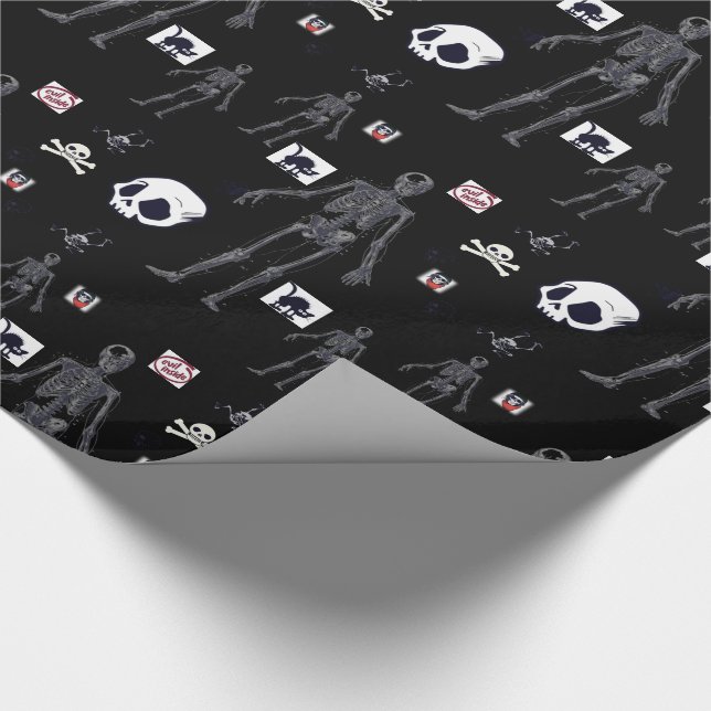 Halloween Geschenkpapier (Ecke)