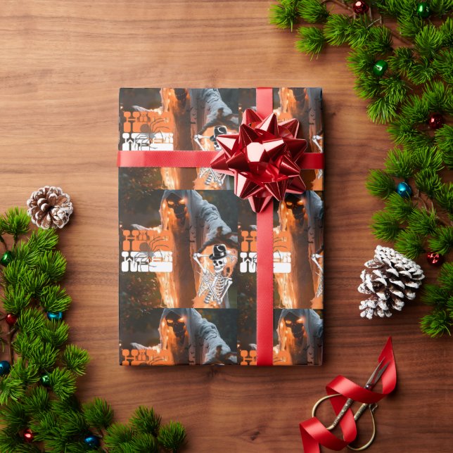 Halloween  geschenkpapier (Feiertagsgeschenk)