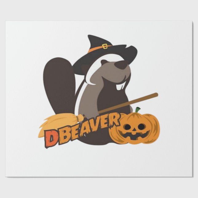Halloween Geschenkpapier (Flach)