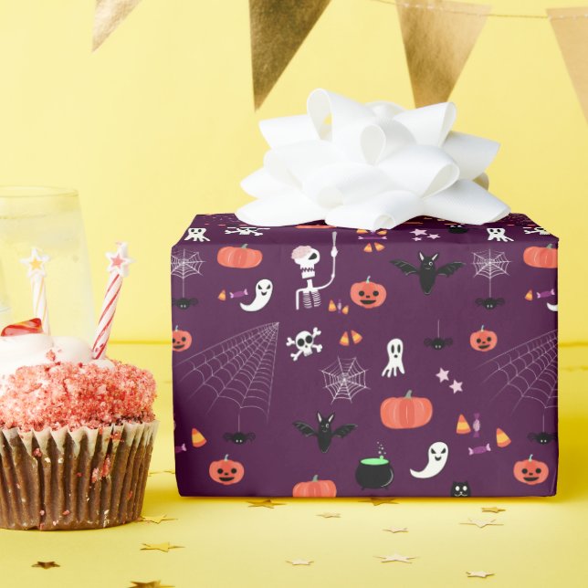 Halloween Geschenkpapier (Geburtstagsparty)