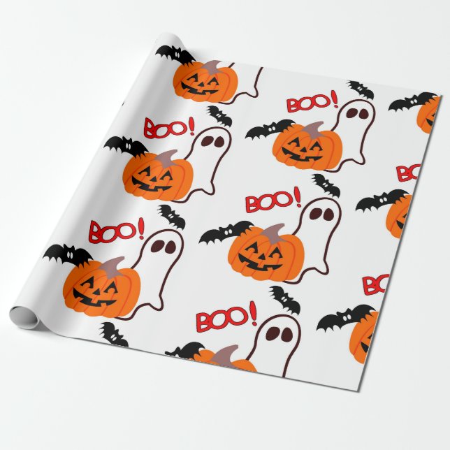 Halloween Geschenkpapier (Ungerollt)