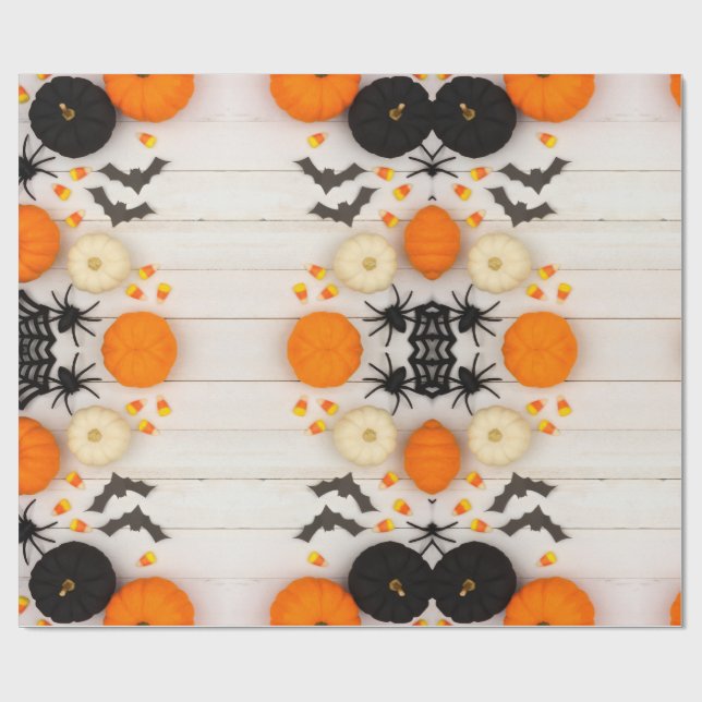 Halloween Geschenkpapier (Flach)