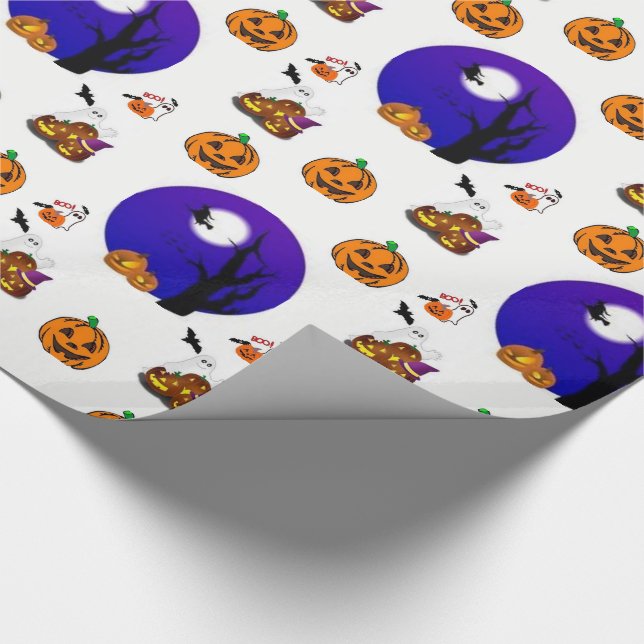 Halloween Geschenkpapier (Ecke)
