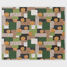 Halloween-Geschenkpapier-Flickwerk