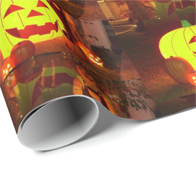 Halloween-Geschenkpapier Geschenkpapier (Rolleneckpunkt)