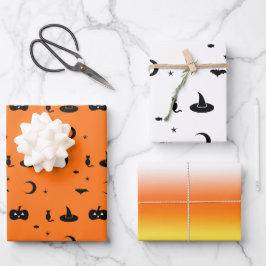 Halloween-Geschenkpapier Geschenkpapier Set