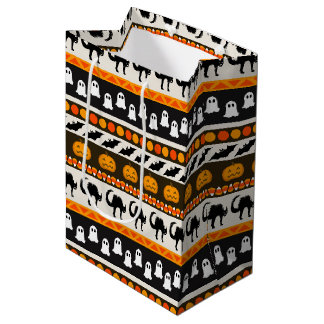 Halloween-Geschenkpapier Mittlere Geschenktüte