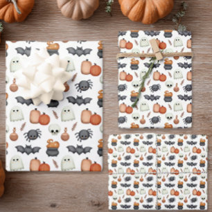 Halloween Geschenkpapier Set