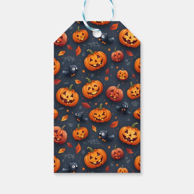 Halloween-Geschenktag Geschenkanhänger (Vorderseite)