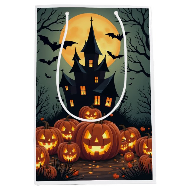 Halloween-Geschenktasche Mittlere Geschenktüte (Vorderseite)