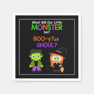 Halloween-Geschlecht decken Papierservietten auf