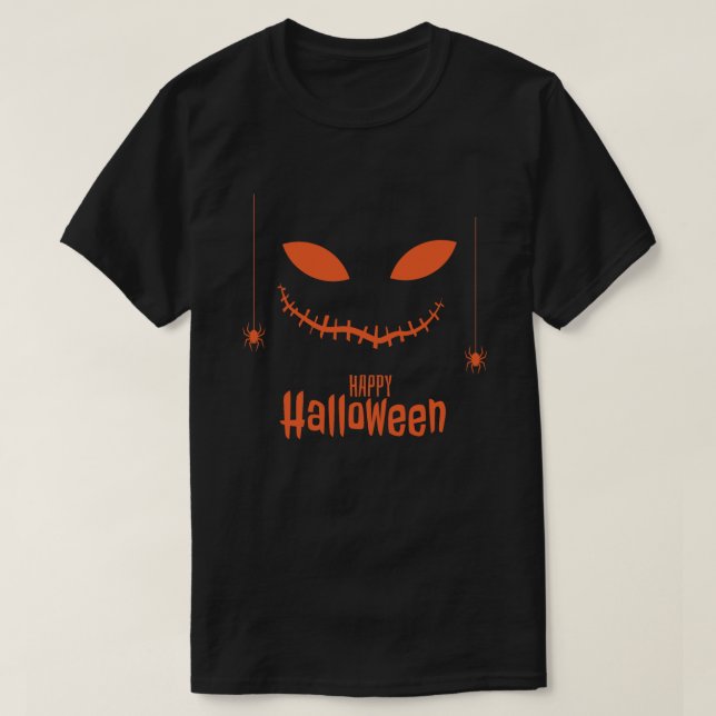 Halloween-Gesichtsspinne Kostüme Mens Womens T-Shirt (Design vorne)