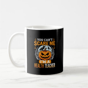 Halloween-Gesundheitslehrer Gruseliger Kürbis Kräh Kaffeetasse