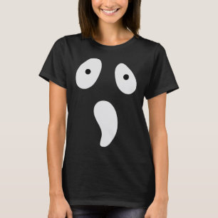 Halloween Ghost Albern Gesichtskostüm Funny Beängs T-Shirt
