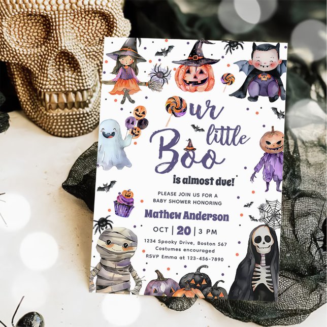 Halloween Ghost Baby Dusche Party Einladung (Von Creator hochgeladen)