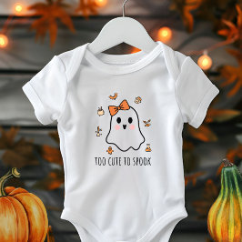 Halloween Ghost Baby Girls zu Niedlich, um zu spre Strampler