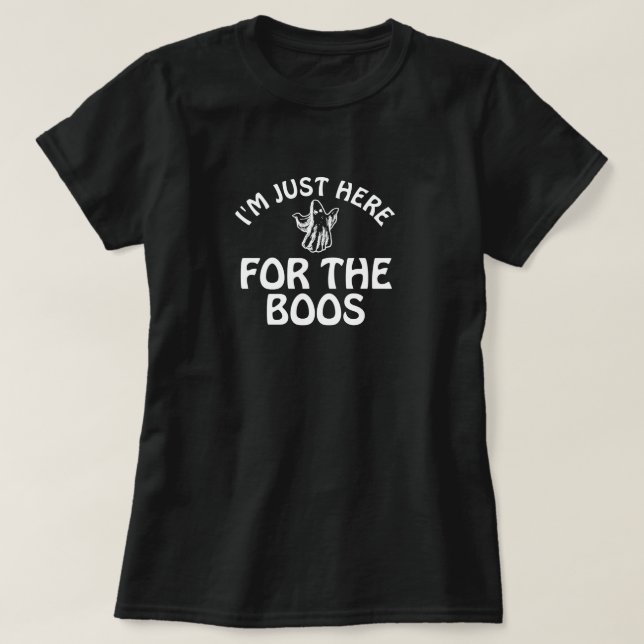 Halloween Ghost Basic-T - Shirt (Design vorne)