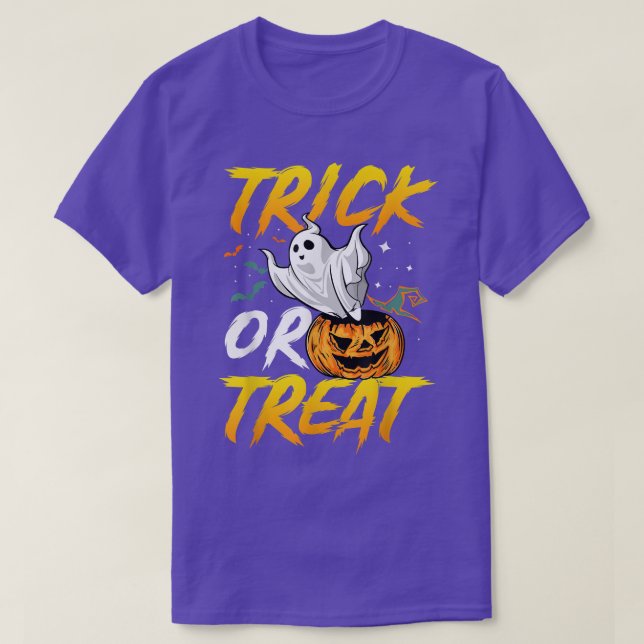 Halloween Ghost Beängstigend Pumpkin Boys Girls Ki T-Shirt (Design vorne)