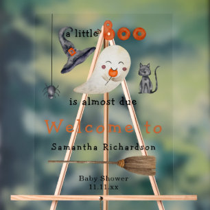 Halloween Ghost Begrüßungs-Babydusche Acrylschild