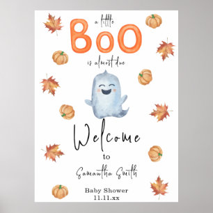Halloween Ghost Begrüßungs-Babydusche Poster