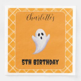 Halloween Ghost Birthday Party Napkins Serviette