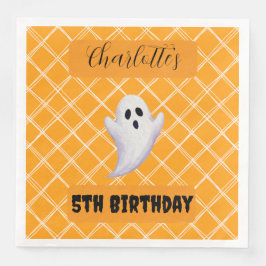 Halloween Ghost Birthday Party Napkins Serviette