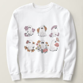 Halloween Ghost-Blume Sweatshirt