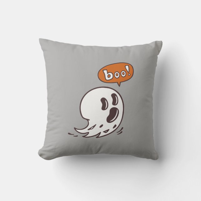 Halloween Ghost Boo Pillow Kissen (Vorderseite)