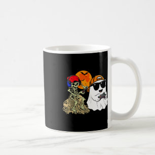Halloween Ghost Boys Kids Gaming Beängstigend Skel Kaffeetasse