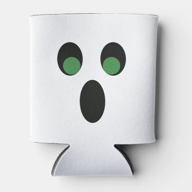 Halloween Ghost Can Cooler Dosenkühler (Vorderseite)