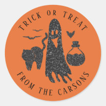 Halloween Ghost Cat Bats Giftflasche Hexe